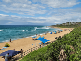 A view of the Pennington beach in the South Coast of KZN