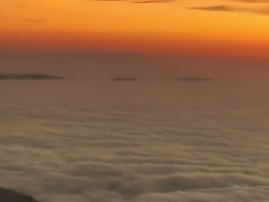 Clouds in Tugela Falls Drakensberg