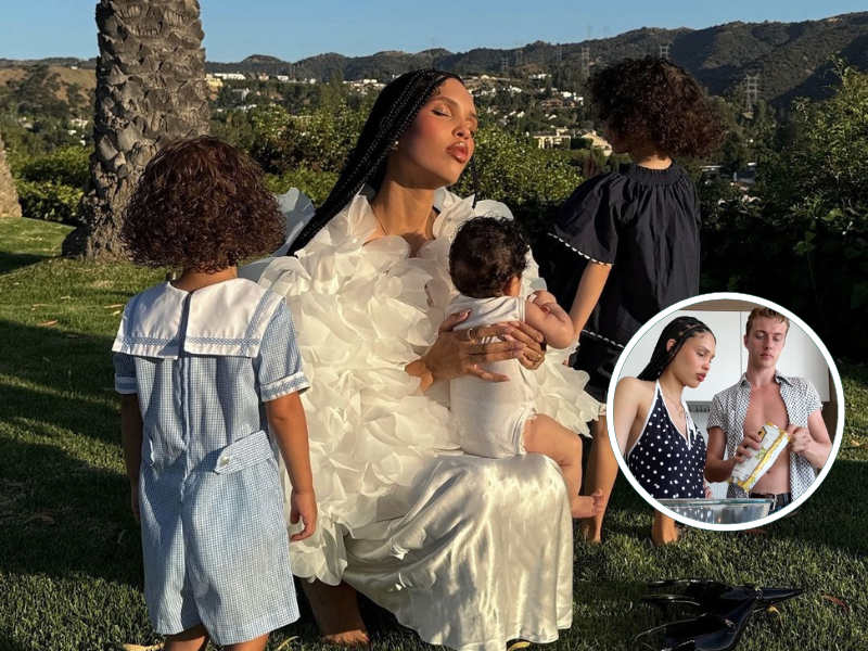 Nara Smith and her family